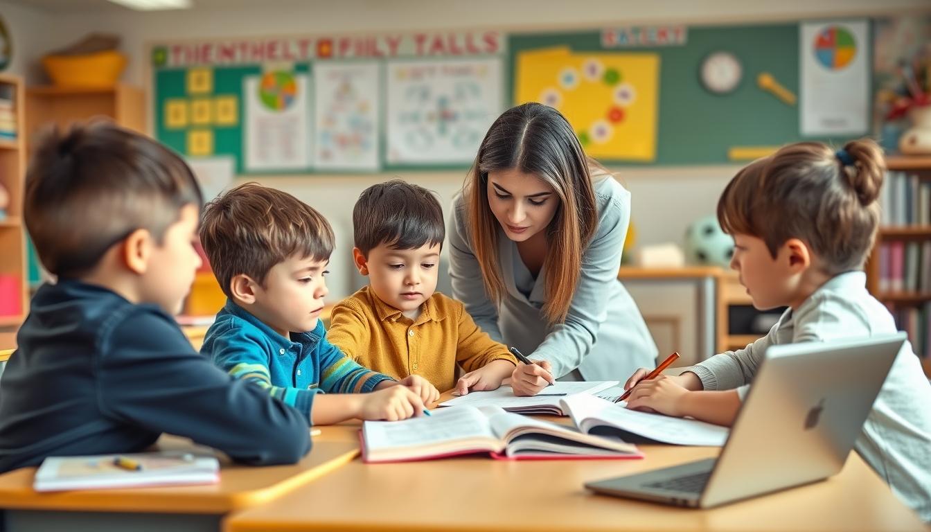 Students and educational resources in a modern learning environment